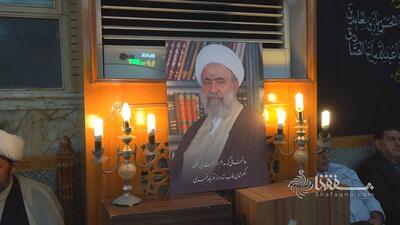  گزارش تصویری: مراسم چهلمین روز ارتحال آیت الله مامقانی