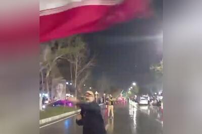  ویدئو | پرچمداری اوس موسی در خیابان احمدآباد مشهد