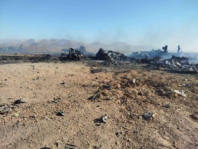  شکست تلاش دشمن برای نجات خلبان جنگنده ساقط‌شده در جنوب اصفهان +عکس و فیلم