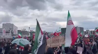  خروش آلمانی‌ها علیه تجاوز واشنگتن و تل‌آویو/ فریاد حمایت از ایران در برلین طنین‌انداز شد