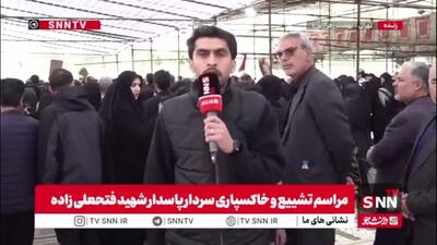  حضور مردم همیشه در صحنه برای بدرقه و خاکسپاری پیکر شهدای جنگ تحمیلی سوم در قطعه ۴۲ بهشت زهرا (س)