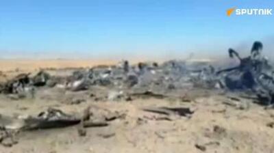  تصاویر بالگرد منهدم شده آمریکایی