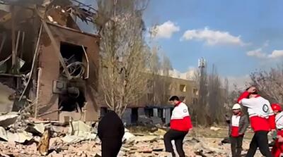  تصاویر حمله اسرائیل دانشگاه شهید بهشتی