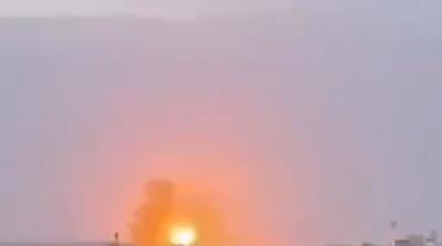  تصاویر انهدام تاسیسات نفتی بحرین