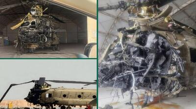  روایت صداوسیما از انهدام شینوک آمریکایی