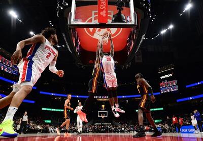  لیگ NBA| پیروزی پیستونز در فیلادلفیا - تسنیم