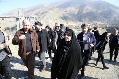  وزیر راه و شهرسازی امروز از پل B1 بازدید کرد