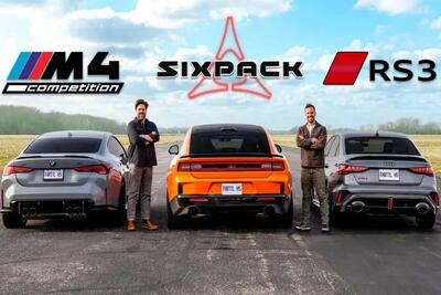  درگ دوج چارجر بنزینی جدید با بی‌ام‌‍و M4 و آئودی RS3