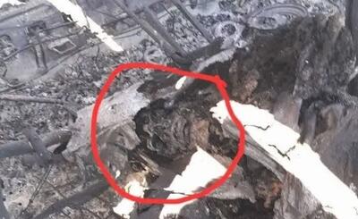 توضیح شبکه خبر درباره عکس جمجمه سرباز آمریکایی در هواپیمای ساقط شده + فیلم