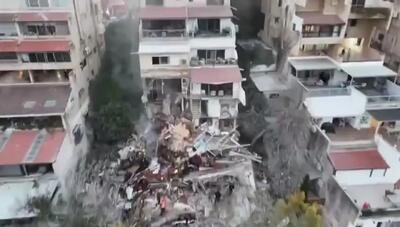  تصویری از آثار حملات قدرتمند ایران در شب گذشته به حیفا + فیلم