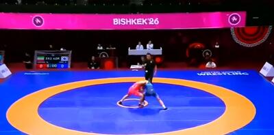  ویدئو: پیروزی جرکانی برابر حریف کره‌ای در وزن 63 کیلوگرم