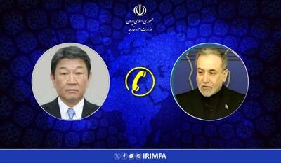  گفتگوی تلفنی وزرای امور خارجه ایران و‌ ژاپن