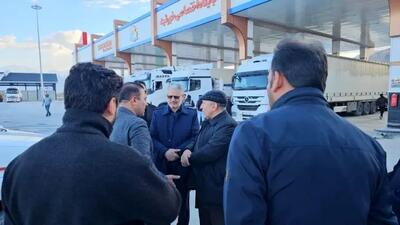  بازدید مدیرعامل منطقه آزاد ماکو از مجتمع بزرگ لجستیکی شرکت تجارت باختر آذربایجان