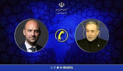  گفتگوی تلفنی وزرای خارجه ایران و فرانسه