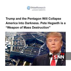  گلوبال ریسرچ: وزیر جنگ آمریکا یک «سلاح کشتار جمعی» است