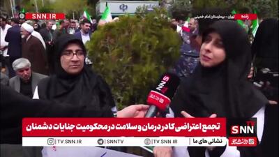  کادر درمان در گفتگو با SNNTV: لباس سفید ما مثل لباس نظامی می‌مونه؛ نشون‌دهنده وظیفه و تعهد تو سختی‌ها است.