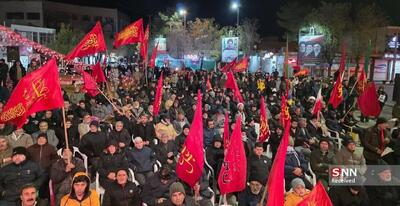  فرهنگیان استان فارس در تجمعی باشکوه؛ حمایت از نیروهای مسلح و بیعت با سومین رهبر انقلاب + فیلم