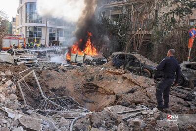  ببینید| اصابت موشک‌های ایران به ۲۰ نقطه در سرزمین‌های اشغالی