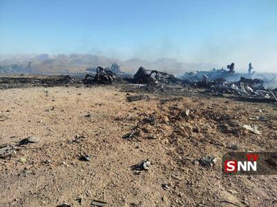  تصاویری از تکرار طبس در جنگ تحمیلی سوم هنگام عملیات تجاوزکارانه صبح امروز رژیم تروریست آمریکا به جنوب اصفهان + فیلم