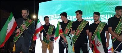  تجدید بیعت ملی پوشان هندبال ساحلی با آرمان‌های انقلاب اسلامی قبل از اعزام به سانیا با حضور در اجتماع شبانه مردم اصفهان