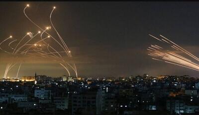  شلیک ۳ موج موشک به سمت سرزمین‌های اشغالی در ۲۰ دقیقه