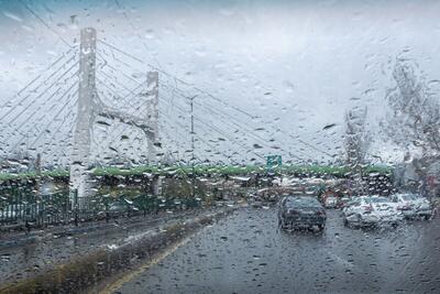  باران و برف در ۲۰ استان