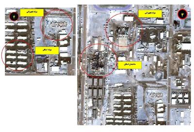  عکس: تصاویر ماهواره‌ای اصابت پهپادها به پایگاه العدیری