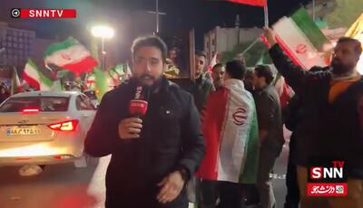  خبرنگار SNNTV از حال وهوای میدان انقلاب تهران در ساعت ۲ شب می‌گوید + فیلم