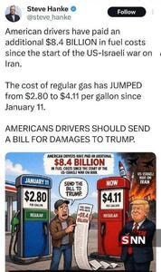  اقتصاددان آمریکایی: رانندگان آمریکایی باید صورتحساب خسارت را برای ترامپ ارسال کنند