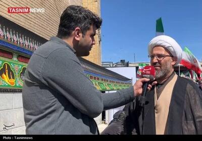  فریادهای حماسی مردم خشاب نظامیان را پر می‌کند - تسنیم