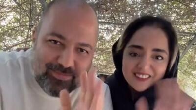  فیلم/سفر دسته جمعی نرگس محمدی, علی اوجی، هومن حاجی عبداللهی و فریبا نادری به امارات دبی