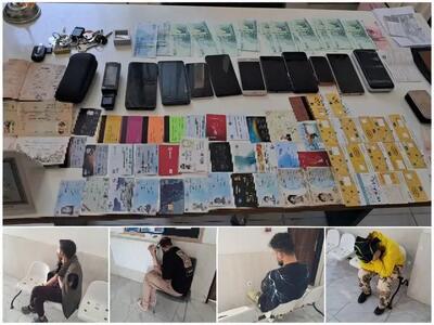  دستگیری باند حرفه ای کلاهبرداری اینترنتی در ایست و بازرسی فومن