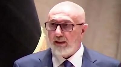  لحظه انتخاب نزار امیدی رئیس جمهور جدید عراق