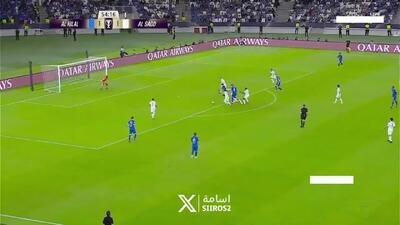 ویدیو: گل دوم الهلال به السد توسط الدوساری