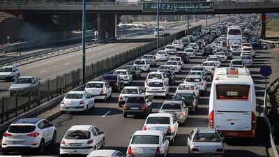  وضعیت راه‌های کشور امروز دوشنبه ۲۴ فروردین ۱۴۰۵ / ترافیک سنگین و نیمه سنگین در برخی جاده‌‌ها