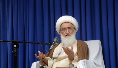  پیام آیت‌الله نوری همدانی در حمایت از نیروهای مقاومت و حزب‌الله لبنان+عکس