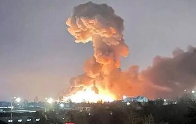  حمله پهپادی اوکراین به کارخانه آمونیاک روسیه