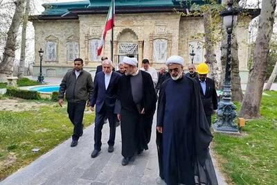  تصاویری از حضور امروز نمایندگان در کاخ سعدآباد