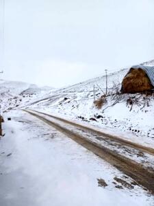  تصاویر تازه بارش برف در شهرستان خلخال