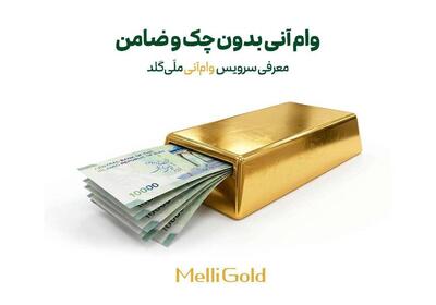  وام آنی بدون چک و ضامن؛ معرفی سرویس وام آنی ملی گلد