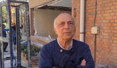  ببینید / دکتر سیاوش شهشهانی در خرابه های مرکز محاسبات دانشگاه شریف بعد از حمله اخیر به این دانشگاه؛ «خیلی دردناک است»