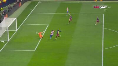  ویدیو: گل اول اتلتیکومادرید به بارسلونا توسط لوکمن