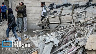  گزارش تصویری/ آثار حملات هوایی آمریکا و رژیم صهیونیستی به مناطق مسکونی