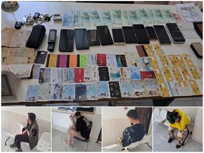  دستگیری باند حرفه‌ای کلاهبرداری اینترنتی در ایست و بازرسی فومن