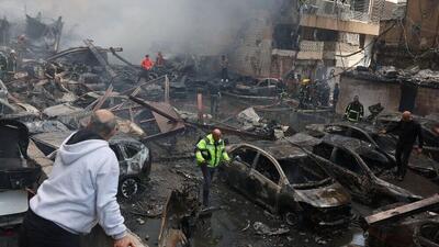  شهادت ۱۳ لبنانی در حمله به شهرک‌های تفاحتا و معروب لبنان