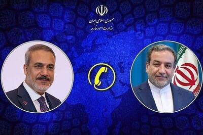  گفت‌وگوی تلفنی وزرای خارجه ایران و ترکیه (۲۵ فروردین ۱۴۰۵)