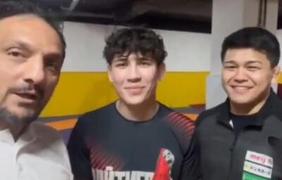  گفت‌وگوی جالب پژمان درستکار با آرش یوشیدا و کیوان قره‌داغی، دو آزادکار ایرانی - ژاپنی که در بازی‌های آسیایی قرقیزستان در اوزان خود مدال طلا گرفتند.