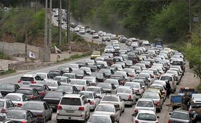  ترافیک سنگین در محور‌های شمالی کشور/بارش برف و باران در برخی استان‌ها