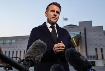  ماکرون خواستار باز شدن تنگه‌هرمز بدون عوارض شد