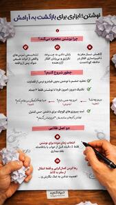  نوشتن ابزاری، برای بازگشت آرامش